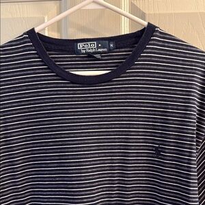 Polo by Ralph Lauren Men's Navy Striped Shirt